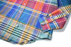 画像3: 90-00s Deadstock Ralph Lauren Plaid B/D Shirt (3)