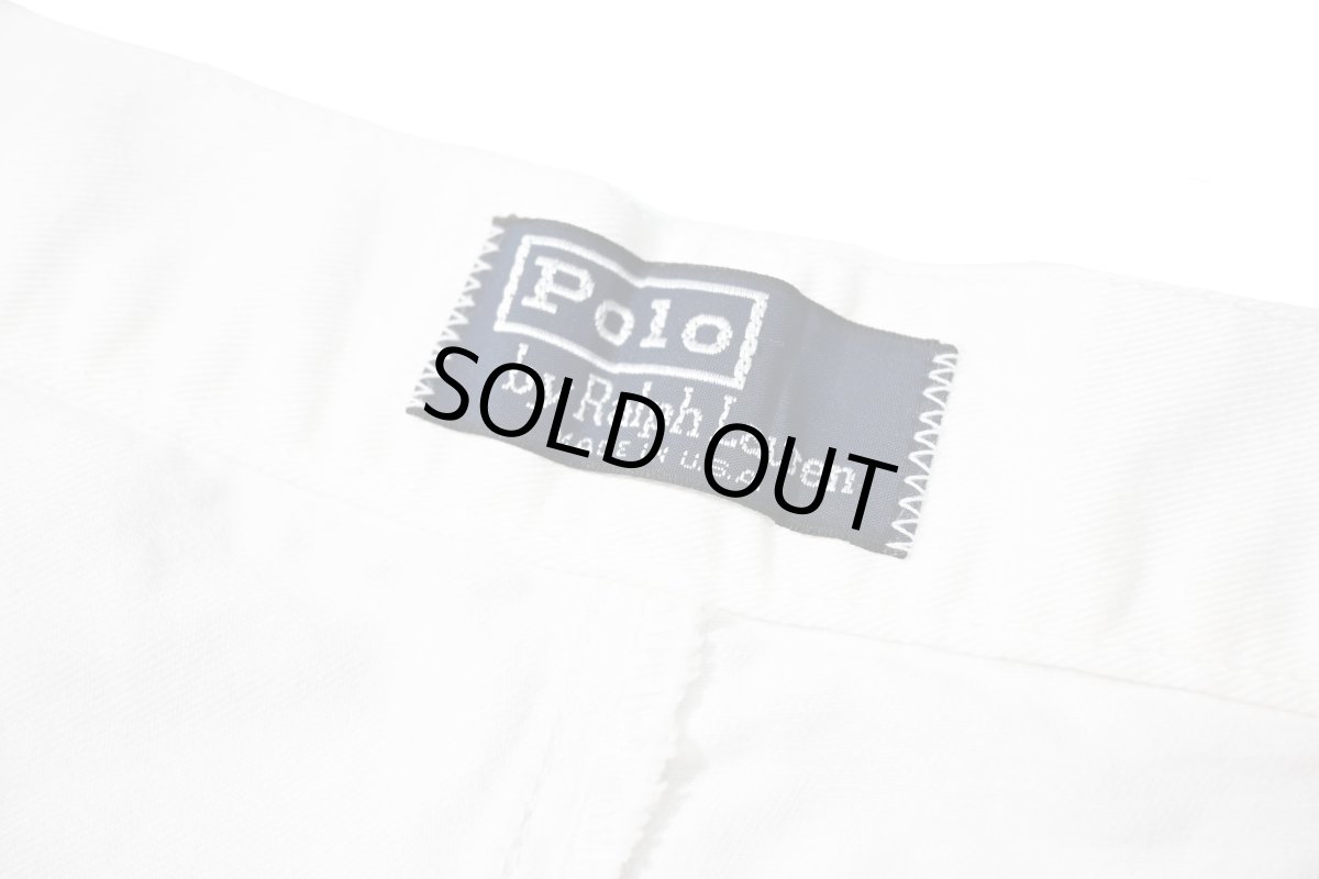 画像5: 80-90s Used Polo Ralph Lauren Chino Shorts White made in USA (5)