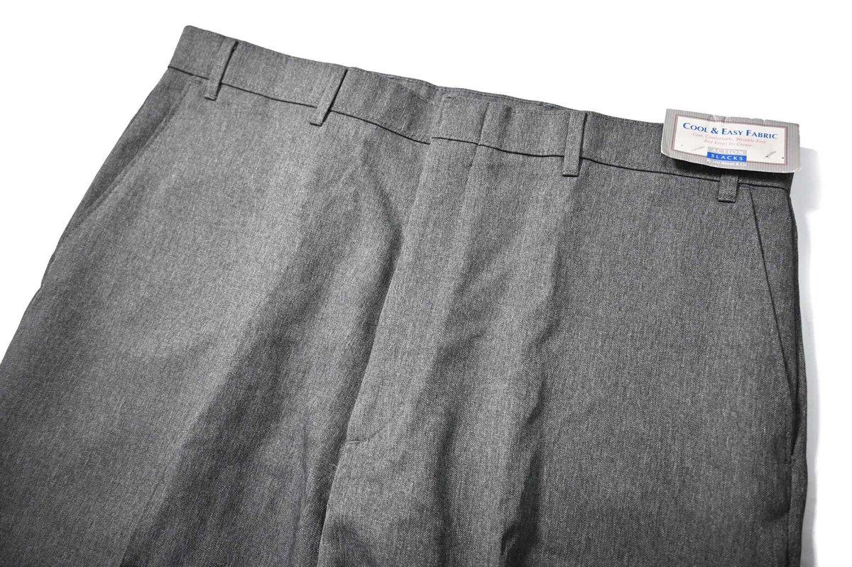 画像2: 90s Deadstock Levi's Action Slacks Grey made in USA (2)