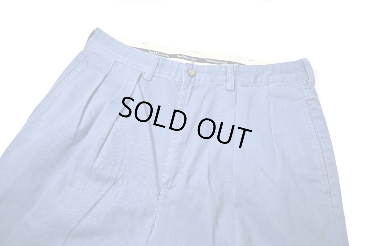 画像2: 90-00s Used Polo Ralph Lauren Tyler Shorts Blue (2)