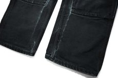 画像3: Used Carhartt Duck Double Knee Carpenter Pants Black made in USA カーハート (3)