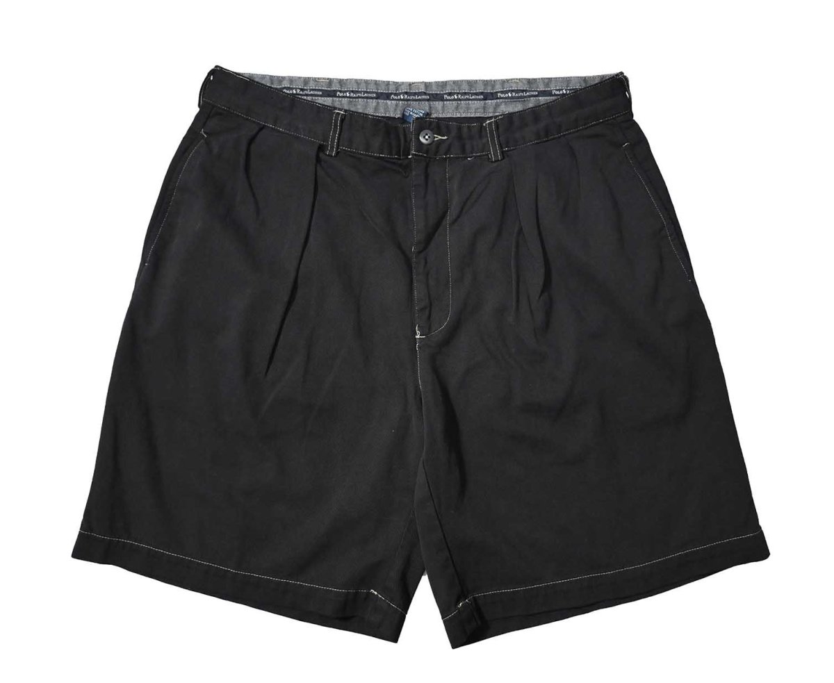 画像1: 90-00s Used Polo Ralph Lauren Tyler Shorts Black Over Dye (1)