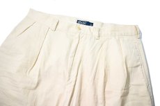 画像2: 90-00s Used Polo Ralph Lauren Tyler Shorts Cream (2)