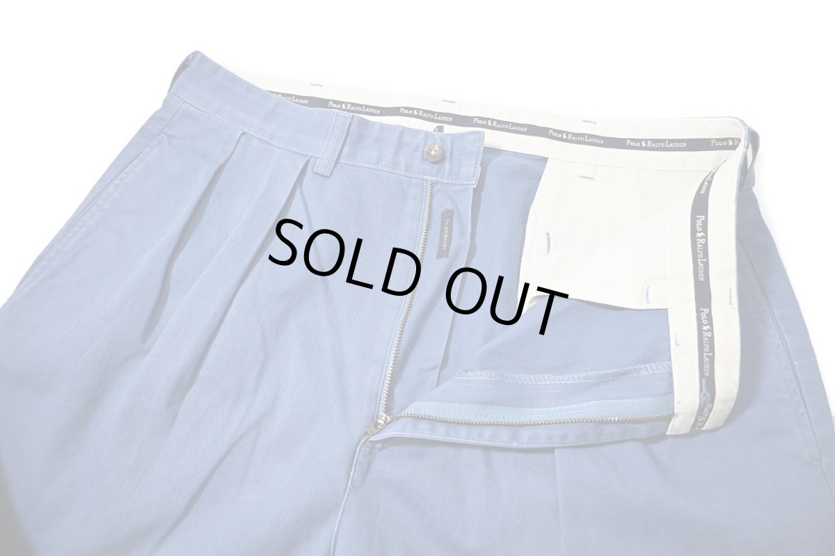 画像4: 90-00s Used Polo Ralph Lauren Tyler Shorts Blue (4)
