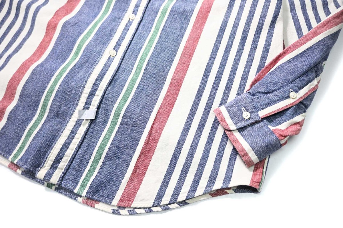 画像3: 90-00s Used Ralph Lauren Stripe B/D Shirt (3)