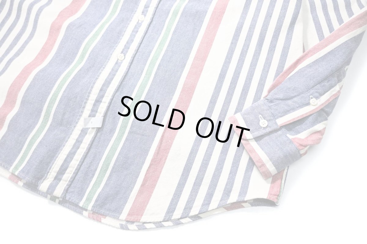 画像3: 90-00s Used Ralph Lauren Stripe B/D Shirt (3)