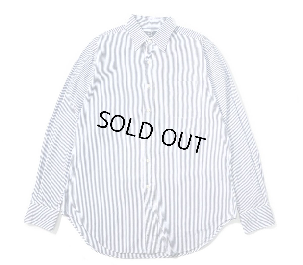 画像1: 90-00s Used Polo Ralph Lauren Stripe Shirt "Andrew" (1)