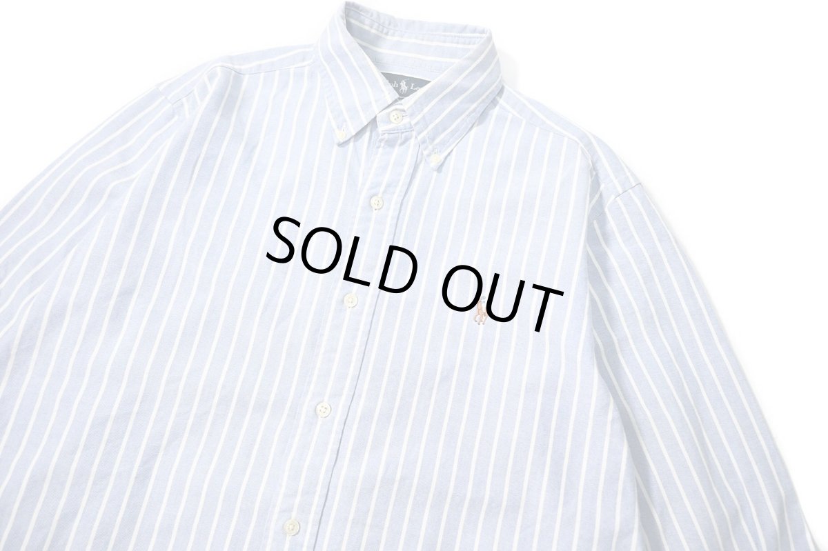 画像2: 90-00s Used Ralph Lauren Stripe B/D Shirt "Classic Fit" (2)