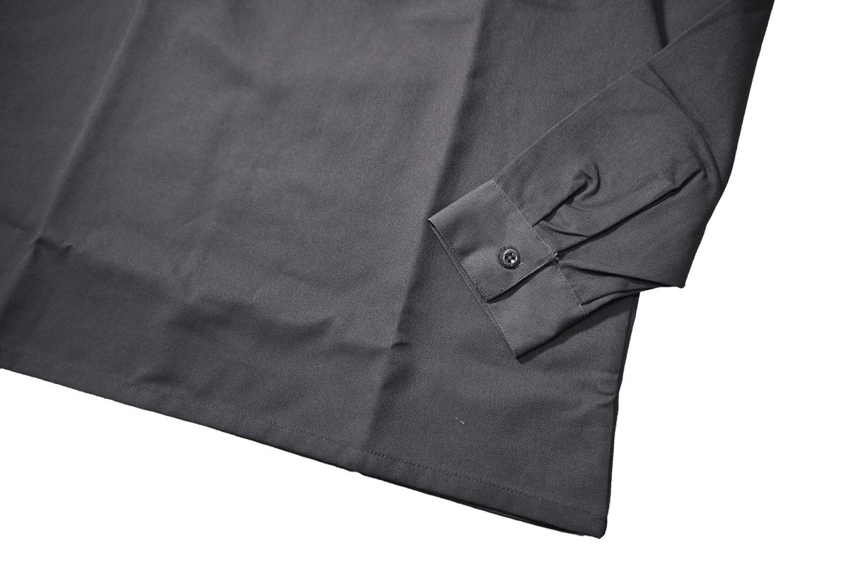 画像3: Ben Davis Long Sleeve Solid 1/2 Zip Shirt Charcoal (3)