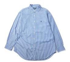 画像1: 90-00s Used Ralph Lauren Stripe B/D Shirt "Classic Fit" (1)
