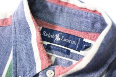 画像4: 90-00s Used Ralph Lauren Stripe B/D Shirt (4)