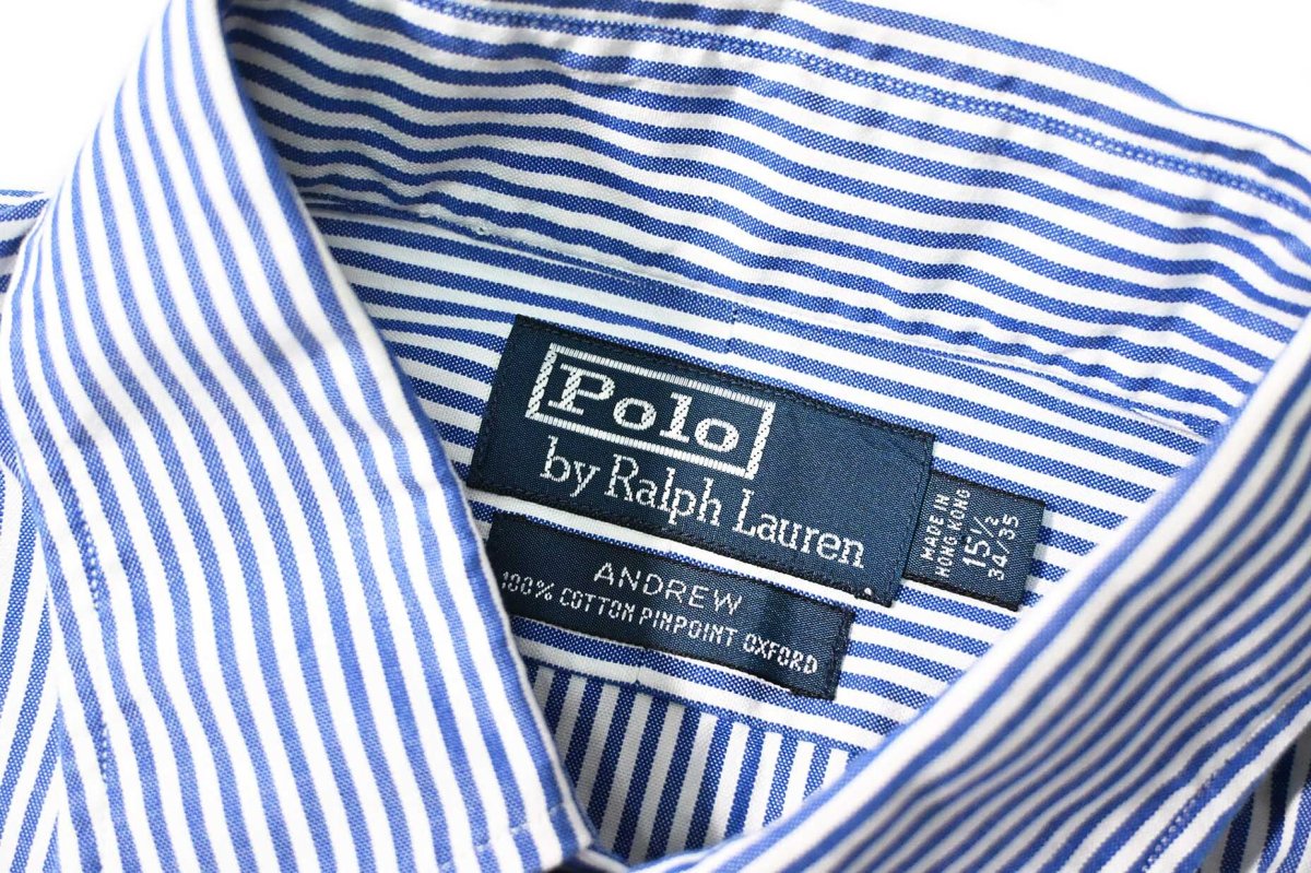 画像4: 90-00s Used Polo Ralph Lauren Stripe Shirt "Andrew" (4)