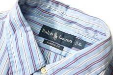 画像4: 90-00s Used Ralph Lauren Stripe B/D Shirt "Classic Fit" (4)