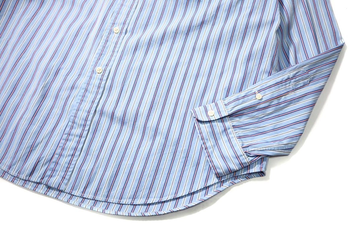 画像3: 90-00s Used Ralph Lauren Stripe B/D Shirt "Classic Fit" (3)