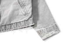 画像3: 04' Used Carhartt Blanket Lined Duck Detroit Jacket Metal Grey made in USA (3)