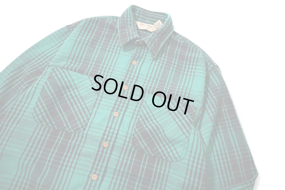 画像2: 80-90s Used Big Mac Heavy Flannel Shirt made in USA (2)