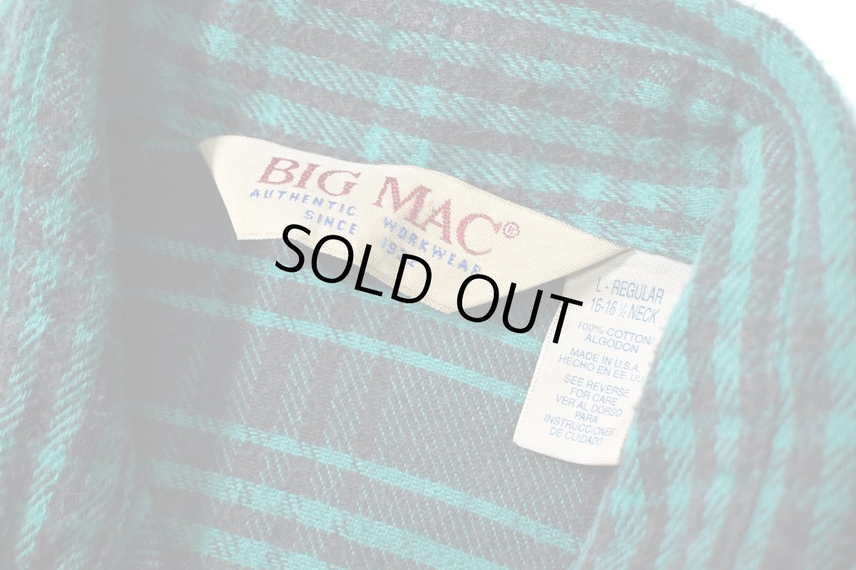 画像4: 80-90s Used Big Mac Heavy Flannel Shirt made in USA (4)