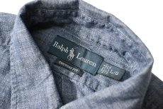 画像4: 90-00s Used Ralph Lauren Chambray B/D Shirt "Custom Fit" (4)