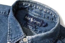 画像4: 90-00s Used Ralph Lauren Denim B/D Shirt (4)