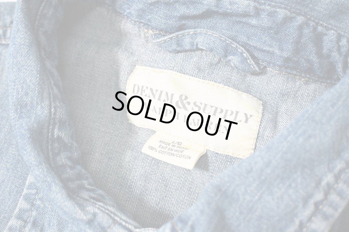 画像4: Used Denim&Supply Ralph Lauren Denim Western Shirt (4)