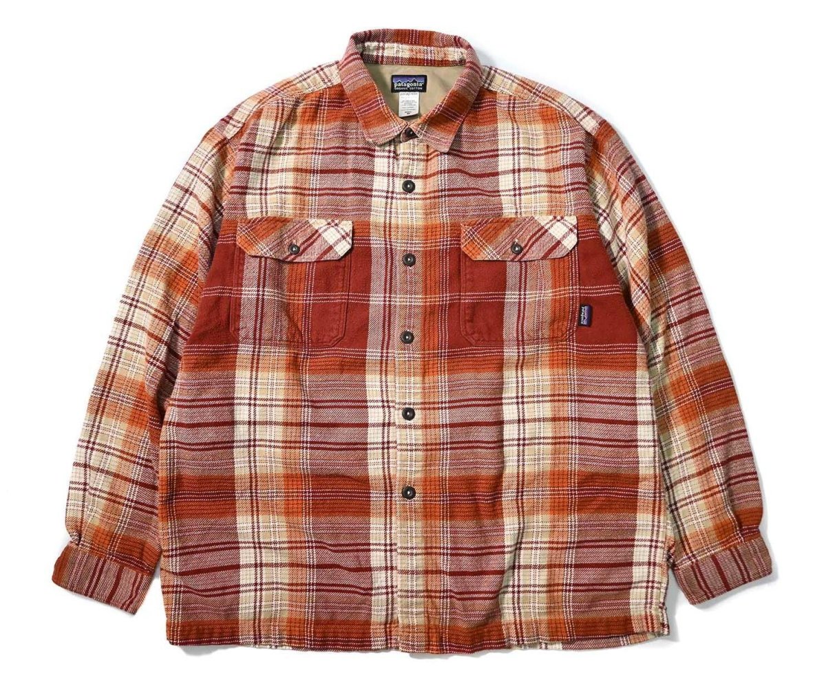 画像1: 04' Used patagonia Heavy Flannel Shirt パタゴニア (1)