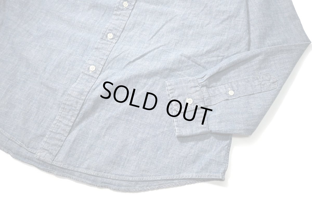 画像3: 90-00s Used Ralph Lauren Chambray B/D Shirt "Custom Fit" (3)
