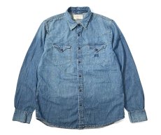 画像1: Used Denim&Supply Ralph Lauren Denim Western Shirt (1)