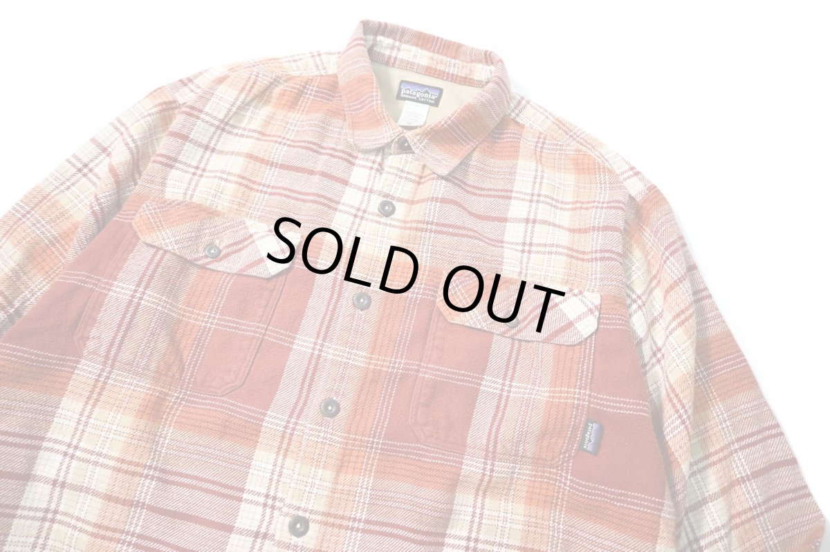 画像2: 04' Used patagonia Heavy Flannel Shirt パタゴニア (2)