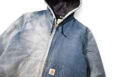 画像2: 03' Used Carhartt Quilted Flannel Lined Active Jacket Navy (2)