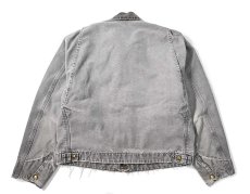 画像8: 04' Used Carhartt Blanket Lined Duck Detroit Jacket Metal Grey made in USA (8)