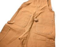 画像6: 17' Deadstock Carhartt Double Knee Duck Overall Brown (6)