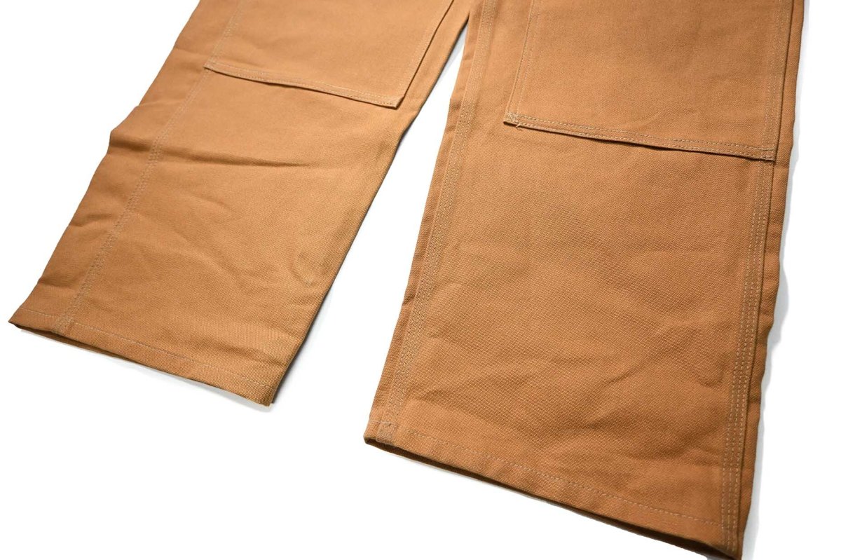 画像3: 17' Deadstock Carhartt Double Knee Duck Overall Brown (3)