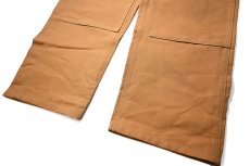 画像3: 17' Deadstock Carhartt Double Knee Duck Overall Brown (3)