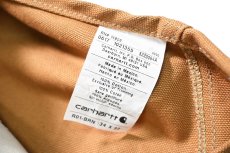画像7: 17' Deadstock Carhartt Double Knee Duck Overall Brown (7)