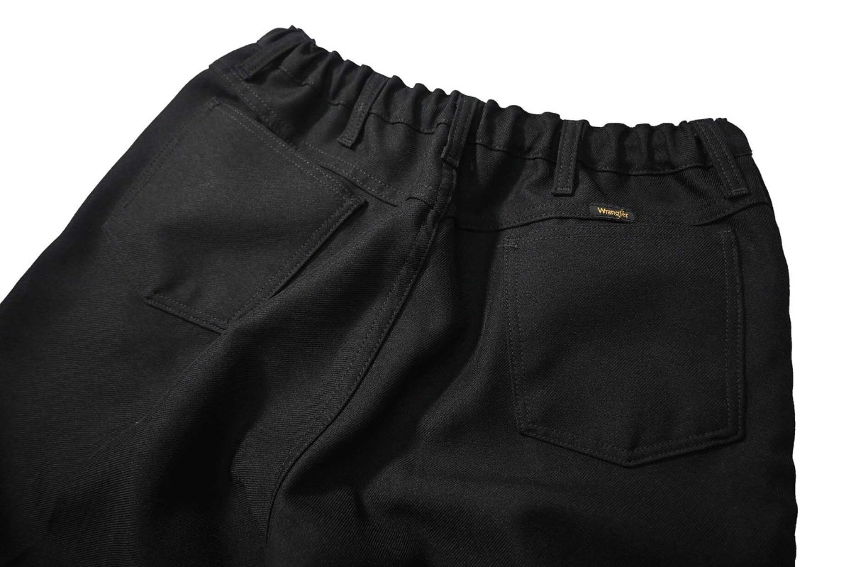 画像4: Used Wrangler Remake Sta-Prest Wrancher Dress Jeans Black (4)