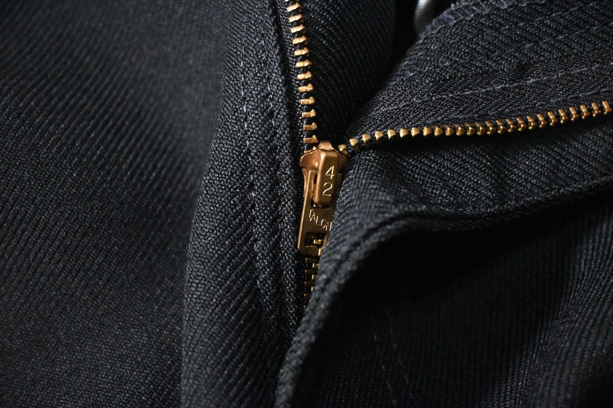 画像7: Used Wrangler Remake Sta-Prest Wrancher Dress Jeans Black made in USA (7)