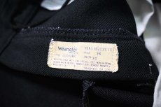 画像8: Used Wrangler Remake Sta-Prest Wrancher Dress Jeans Black made in USA (8)