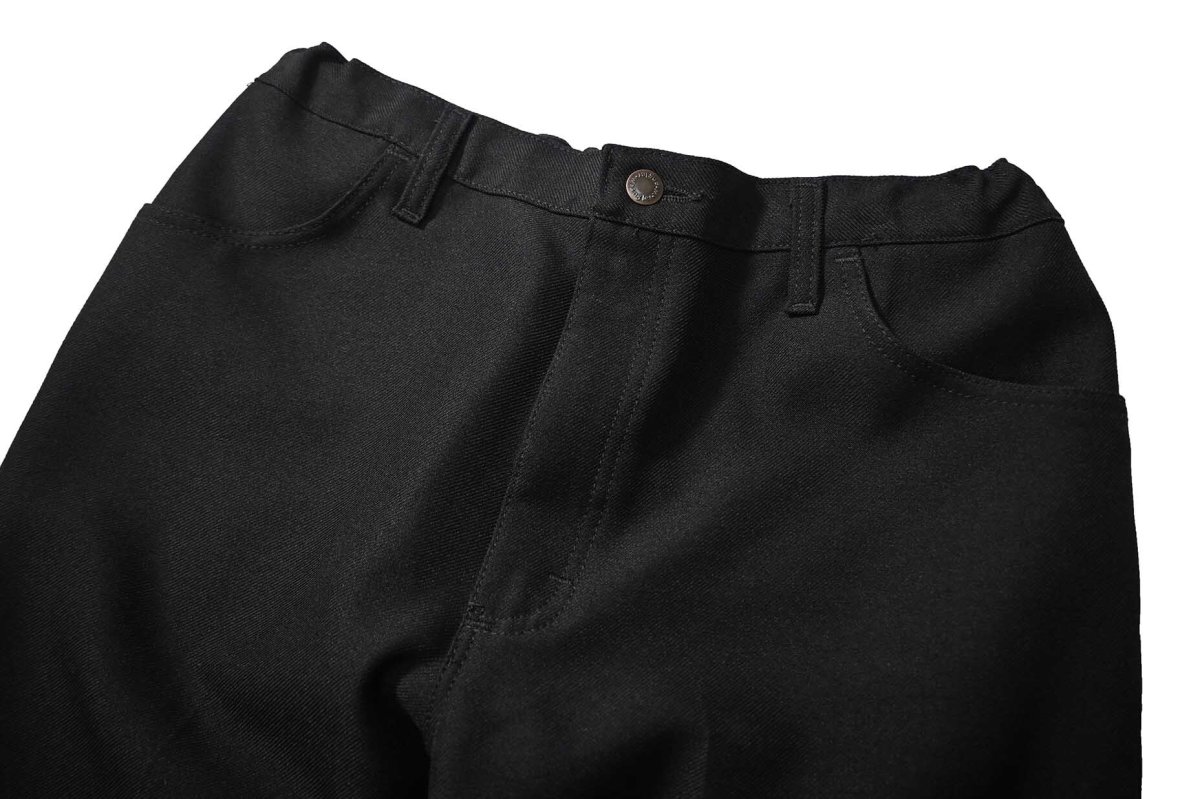 画像2: Used Wrangler Remake Sta-Prest Wrancher Dress Jeans Black (2)