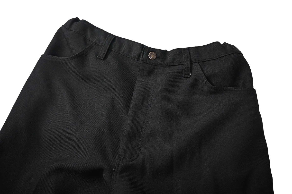画像2: Used Wrangler Remake Sta-Prest Wrancher Dress Jeans Black (2)