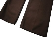 画像3: Used Wrangler Remake Sta-Prest Wrancher Dress Jeans Brown (3)