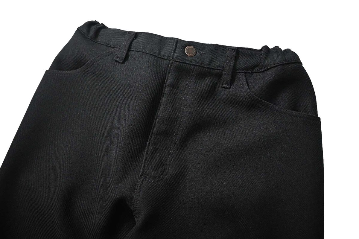 画像2: Used Wrangler Remake Sta-Prest Wrancher Dress Jeans Black made in USA (2)