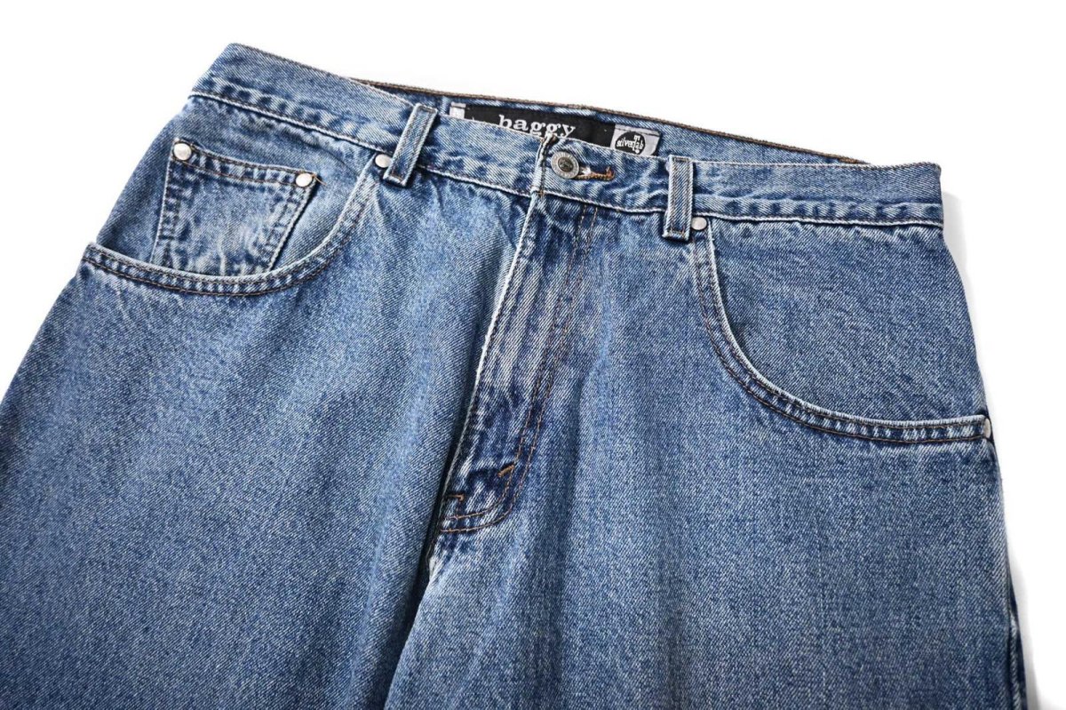 画像2: 98' Used Levi's Silver Tab Baggy Denim Pants (2)