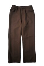 画像1: Used Wrangler Remake Sta-Prest Wrancher Dress Jeans Brown (1)