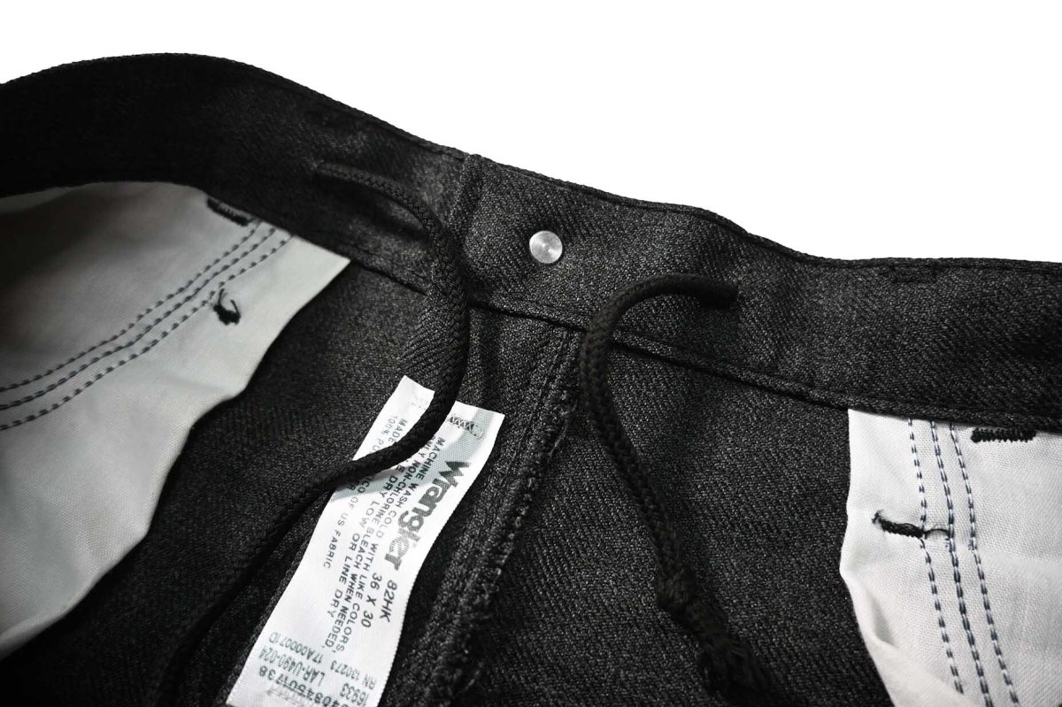 画像5: Used Wrangler Remake Sta-Prest Wrancher Dress Jeans Chacoal (5)