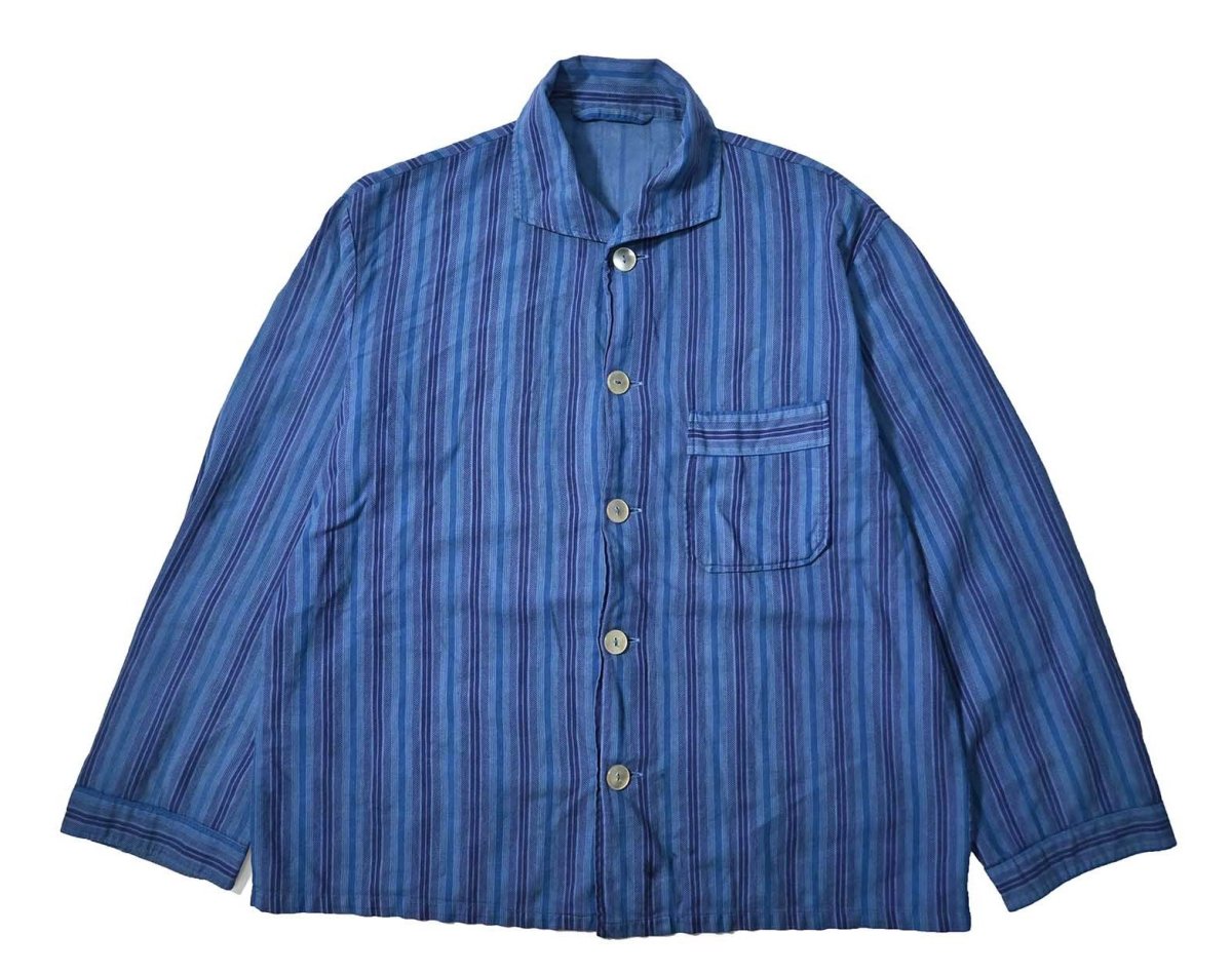 画像1: Used German Military Sleeping Shirt (1)