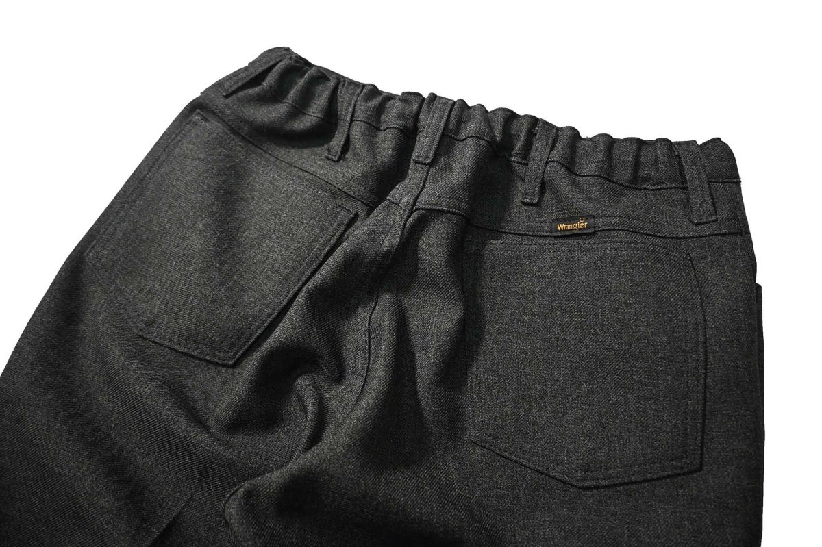 画像4: Used Wrangler Remake Sta-Prest Wrancher Dress Jeans Chacoal (4)