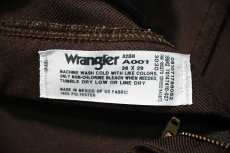 画像7: Used Wrangler Remake Sta-Prest Wrancher Dress Jeans Brown (7)
