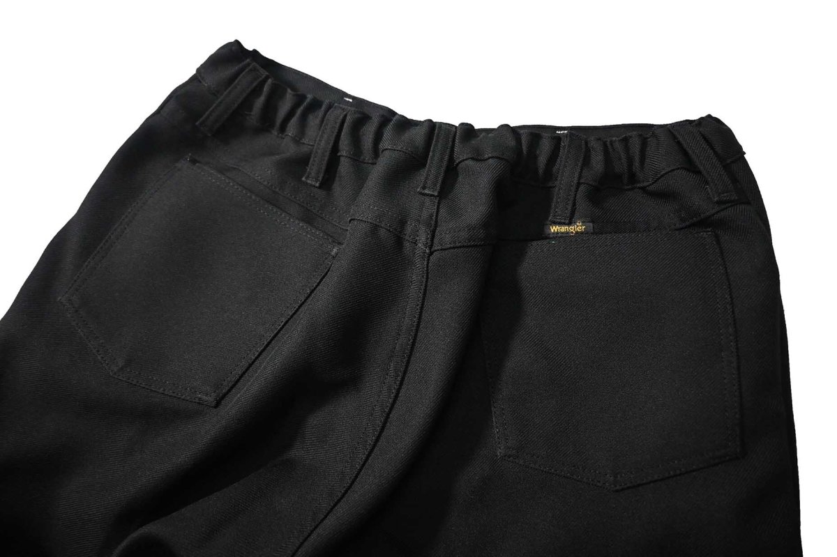 画像4: Used Wrangler Remake Sta-Prest Wrancher Dress Jeans Black (4)