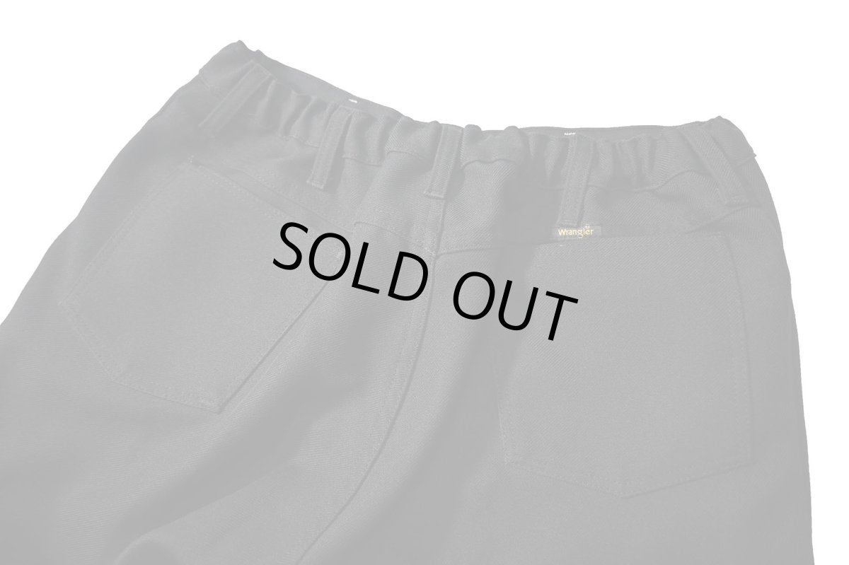 画像4: Used Wrangler Remake Sta-Prest Wrancher Dress Jeans Black (4)