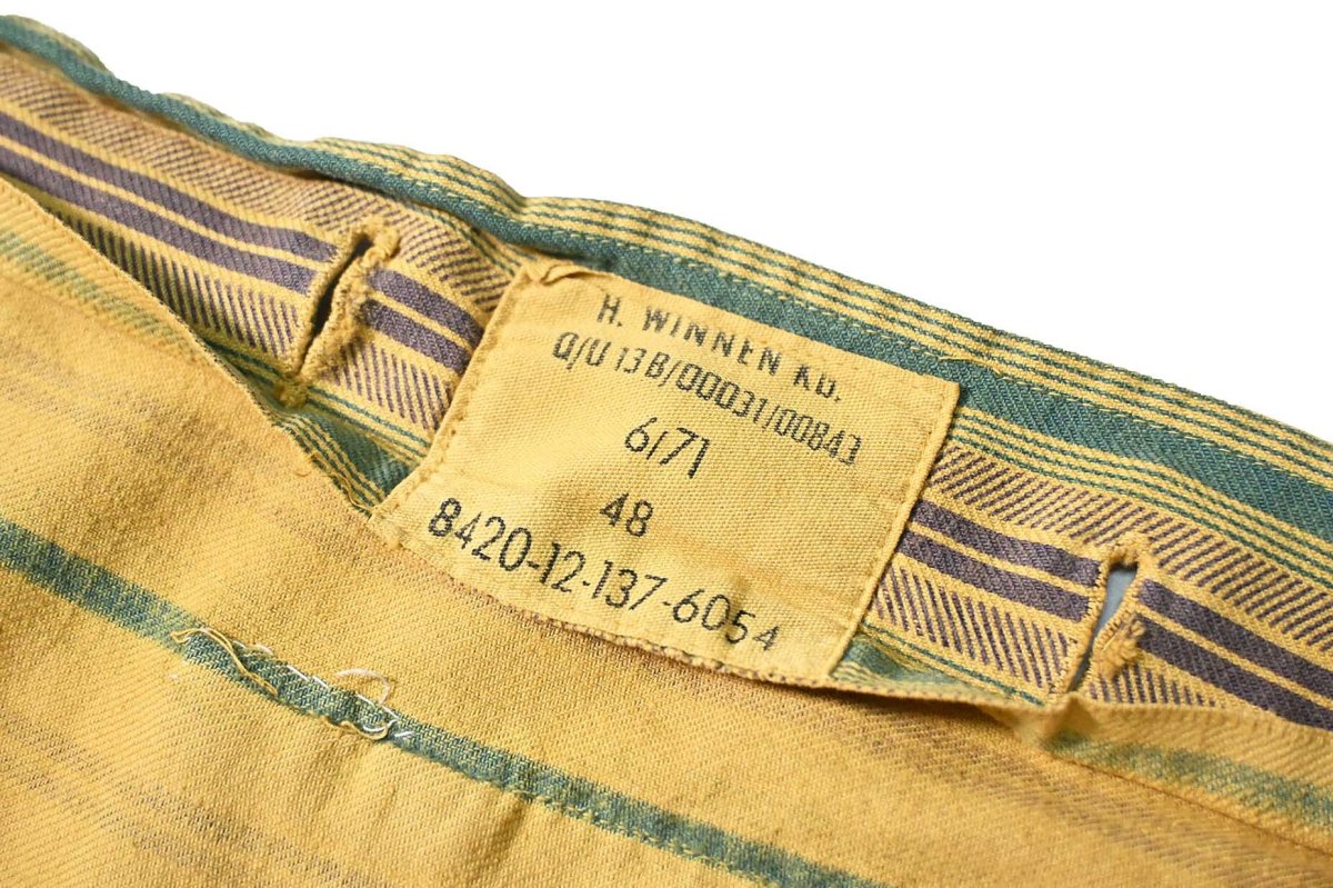 画像4: Used German Military Sleeping Shirt (4)